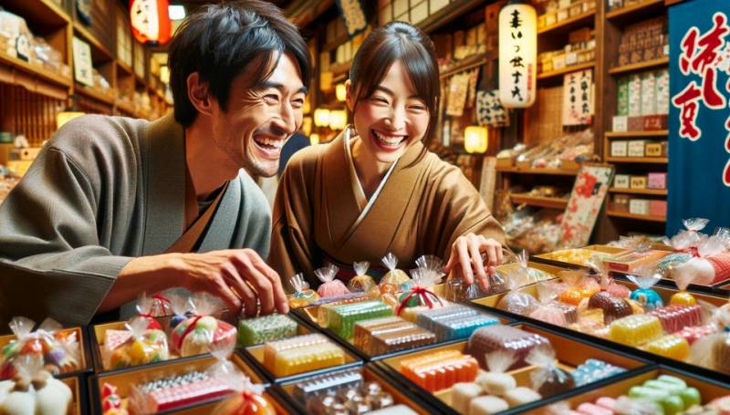 京都で駄菓子を買う：便利な立地とレトロな体験