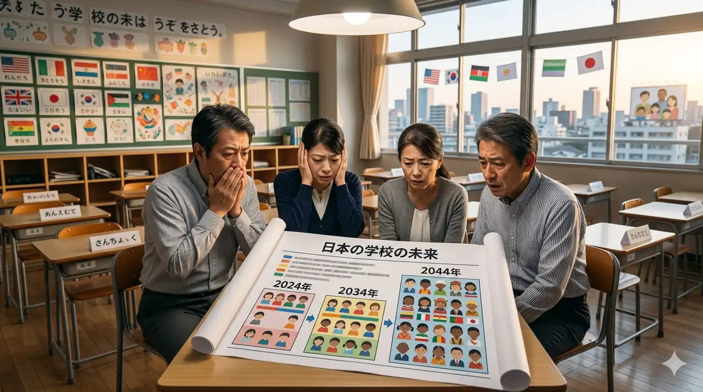 未来の日本は移民大国確定？学校のクラスが外国人だらけに…