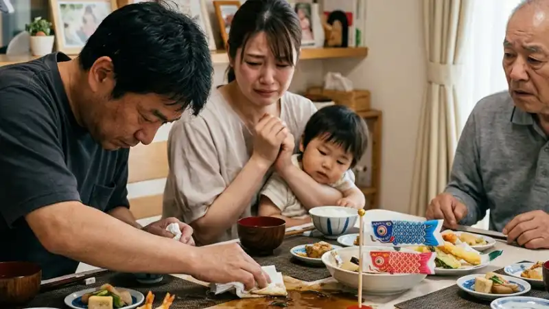端午の節句に起きた「汁物ひっくり返し事件」の全貌