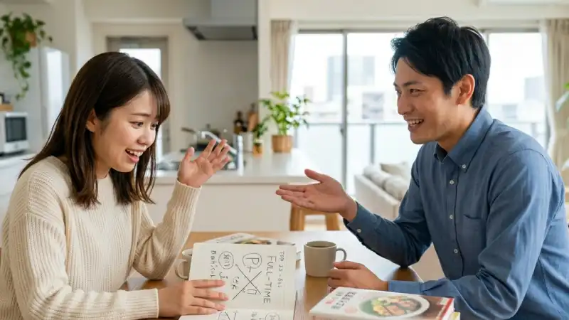 正社員共働き希望と言われた彼女の戸惑いと、彼氏の言い分
